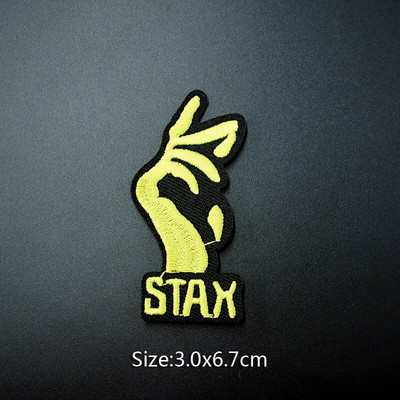 PUNK Band DIY Iron On Embroidered Badges Αυτοκόλλητα Hippie Patches για ρούχα