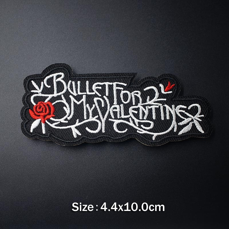 PUNK Band DIY Iron On Embroidered Badges Αυτοκόλλητα Hippie Patches για ρούχα