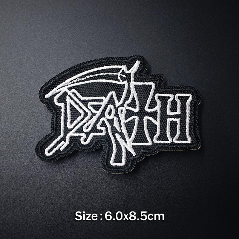 PUNK Band DIY Iron On Embroidered Badges Αυτοκόλλητα Hippie Patches για ρούχα