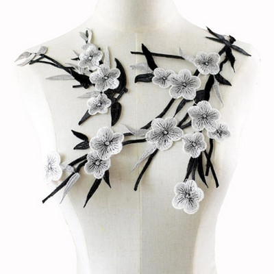 2tk/komplekt Tikandid Roosi lilleplaaster, aplikatsioon isetehtud käsitöö kleebis teksadele Mütsikott Riided Aksessuaarid Märgid (õmmelda või triigida)