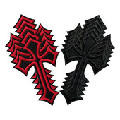 10 τεμ./παρτίδα Jesus Cross Patch Iron On Patches For Clothes Thermoadheable Patches on Clothes Emblement/Futible Patch Sew Ripes