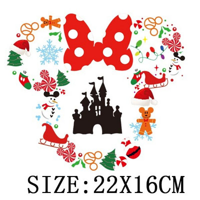 Χριστουγεννιάτικα μπαλώματα για ρούχα DIY Αυτοκόλλητο για μεταφορά θερμότητας πλενόμενο σίδερο σε μπάλωμα Μπλουζάκι με κουκούλα Christmas Girl Deer Απλικέ