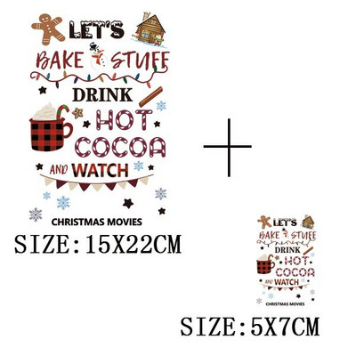 Χριστουγεννιάτικα μπαλώματα για ρούχα DIY Αυτοκόλλητο για μεταφορά θερμότητας πλενόμενο σίδερο σε μπάλωμα Μπλουζάκι με κουκούλα Christmas Girl Deer Απλικέ