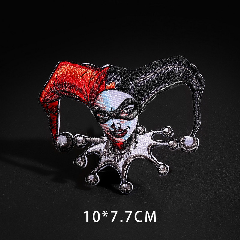 Fine Wolf Leopard Spider Web Patches Μαύρα Ζώα Πόκερ Rose Wolf Cat Απλικέ Σίδερο σε δόντι σφαίρα Ρούχα Τζιν κονκάρδες