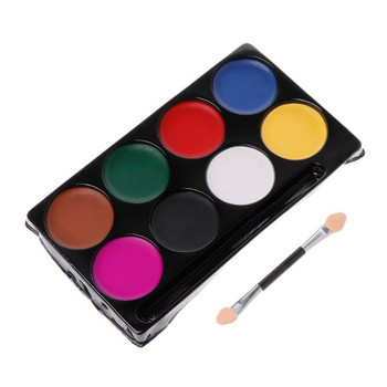 8 Χρώματα Body Face Paint Kit Art Makeup Painting Pigment Fancy Dress Up Party DropShipping