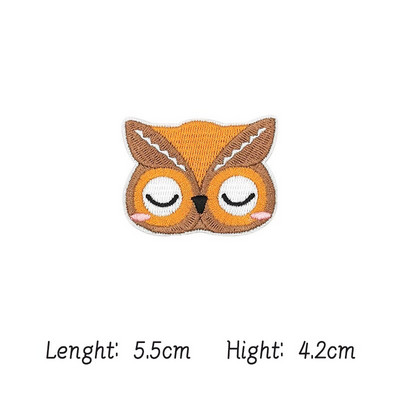 Χαριτωμένο Λιοντάρι Ζώο Κέντημα Αυτοκόλλητα Παιδικά Ρούχα Διακόσμηση Σιδερένιο μπάλωμα Αυτοκόλλητα Ράψιμο Κεντητά Ρούχα σε μπαλώματα