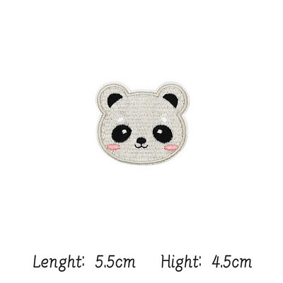 Χαριτωμένο Λιοντάρι Ζώο Κέντημα Αυτοκόλλητα Παιδικά Ρούχα Διακόσμηση Σιδερένιο μπάλωμα Αυτοκόλλητα Ράψιμο Κεντητά Ρούχα σε μπαλώματα