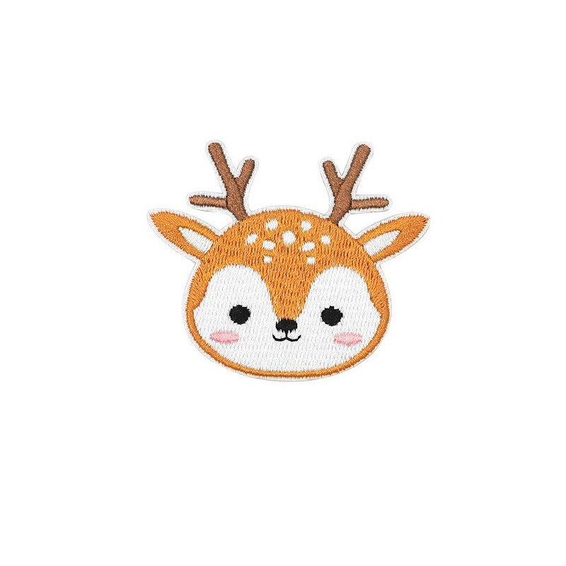 Χαριτωμένο Λιοντάρι Ζώο Κέντημα Αυτοκόλλητα Παιδικά Ρούχα Διακόσμηση Σιδερένιο μπάλωμα Αυτοκόλλητα Ράψιμο Κεντητά Ρούχα σε μπαλώματα