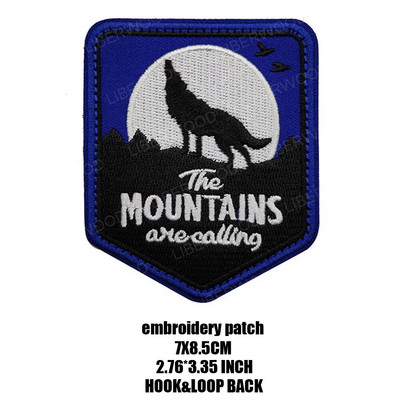 Õues loodus Kuu Öötelk Telkimine Reisijalatsid Patch Seiklus Matkamine Ronimine Edasi Gorilla aplikatsioon seljakoti jaoks