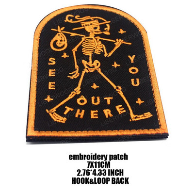 Õues loodus Kuu Öötelk Telkimine Reisijalatsid Patch Seiklus Matkamine Ronimine Edasi Gorilla aplikatsioon seljakoti jaoks