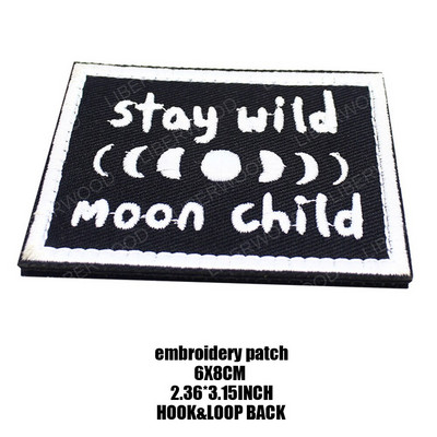 Õues loodus Kuu Öötelk Telkimine Reisijalatsid Patch Seiklus Matkamine Ronimine Edasi Gorilla aplikatsioon seljakoti jaoks