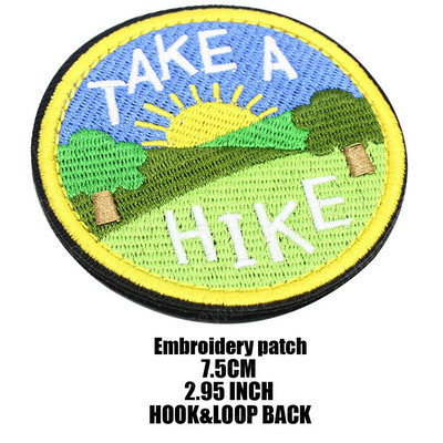 Õues loodus Kuu Öötelk Telkimine Reisijalatsid Patch Seiklus Matkamine Ronimine Edasi Gorilla aplikatsioon seljakoti jaoks