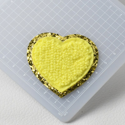 5 buc./lot Calcat pe Patch-uri Autocolant pentru haine Star Smiles Curcubeu Fulger Avion Heat Press Applique Chenille Broderie