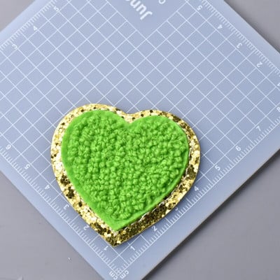 5 buc./lot Calcat pe Patch-uri Autocolant pentru haine Star Smiles Curcubeu Fulger Avion Heat Press Applique Chenille Broderie