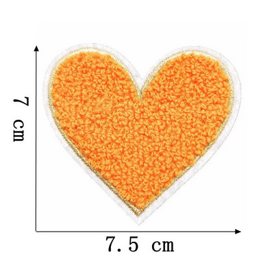 5 buc./lot Calcat pe Patch-uri Autocolant pentru haine Star Smiles Curcubeu Fulger Avion Heat Press Applique Chenille Broderie