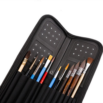 Многофункционален молив, акварелна писалка, чанта с маслена четка, която може да се навие на руло, дебела платнена чанта за пратки, гваш, дишаща чанта за писалка за съхранение