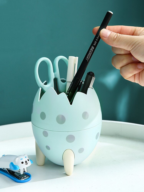 Δημιουργικό αυγό δεινοσαύρου καρτούν θήκη για στυλό φοιτητική εστία γραφείου γραφείου μεγάλης χωρητικότητας πολυλειτουργικό κουτί αποθήκευσης χαρτικών