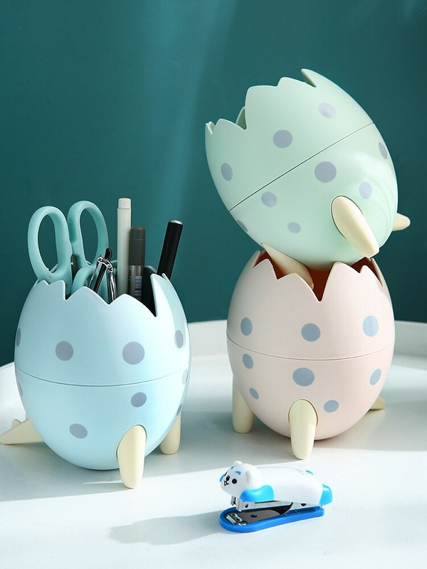 Δημιουργικό αυγό δεινοσαύρου καρτούν θήκη για στυλό φοιτητική εστία γραφείου γραφείου μεγάλης χωρητικότητας πολυλειτουργικό κουτί αποθήκευσης χαρτικών