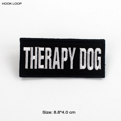 Teraapiateenus Koera märgid Konksu aasa plaastrid KOERALE LEMmikloomale Ärge puudutage koolitusel Turvavestid Rakmed Embleemi kleebised