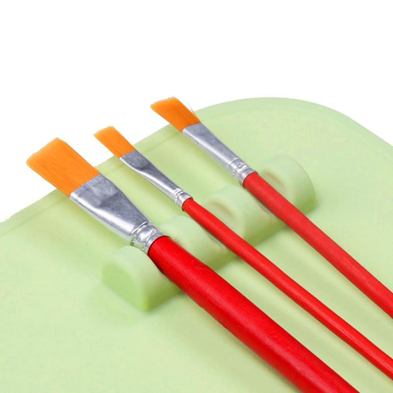 Silikoninis dažymo kilimėlis vandeniui atsparus kilimėlis Nelipnus silikoninis amatų kilimėlis tapybai maišyti akvareles štampuoti kūrybos įrankis