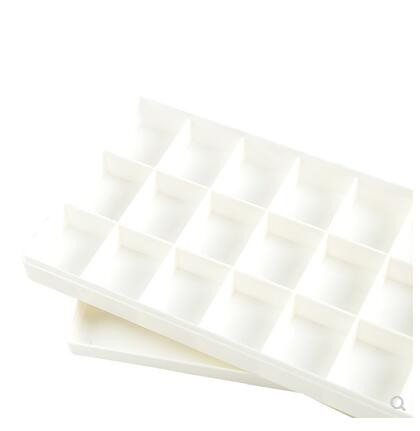 Mitmevärviline palett 24 ruudustik 36 propüleen akrüül guaššvärvi ketta värvipalett õpilase maalitarvete hoiukarp