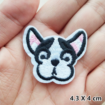 Madingi siuvinėjimo pleistrai drabužiams Striukė Džinsai Aplikacijos Lipdukai Drabužiai Ženkliukai Geležis ant pleistro Juoda Balta Gyvūnų raidė