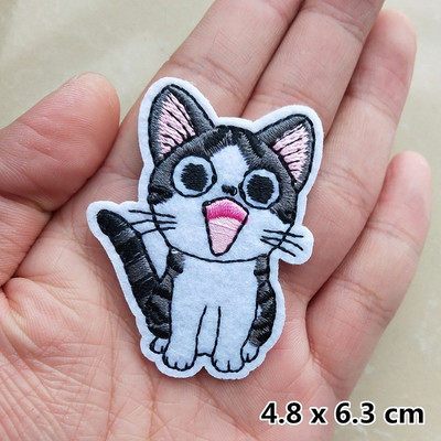 Madingi siuvinėjimo pleistrai drabužiams Striukė Džinsai Aplikacijos Lipdukai Drabužiai Ženkliukai Geležis ant pleistro Juoda Balta Gyvūnų raidė