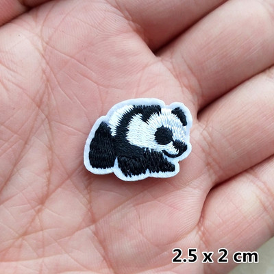 Madingi siuvinėjimo pleistrai drabužiams Striukė Džinsai Aplikacijos Lipdukai Drabužiai Ženkliukai Geležis ant pleistro Juoda Balta Gyvūnų raidė