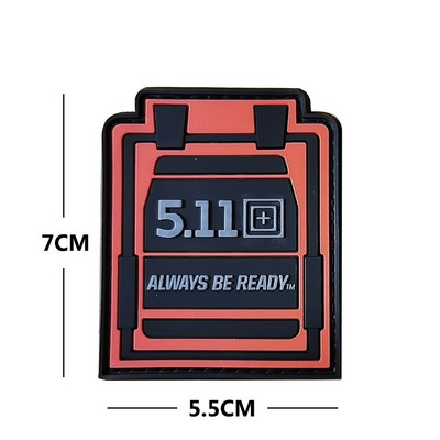 5.11 skyrius. Taktinės moralės paketas Patch UP medžiaga PVC guminis ženklelis IR atspindintis audinio lipdukas Parches Para La Ropa