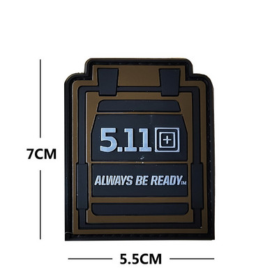 5.11 skyrius. Taktinės moralės paketas Patch UP medžiaga PVC guminis ženklelis IR atspindintis audinio lipdukas Parches Para La Ropa
