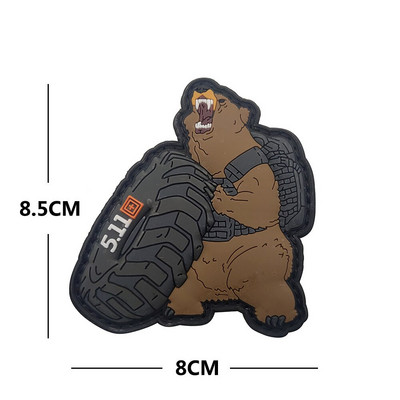 5.11 skyrius. Taktinės moralės paketas Patch UP medžiaga PVC guminis ženklelis IR atspindintis audinio lipdukas Parches Para La Ropa