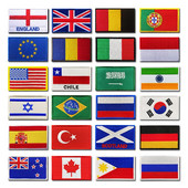 Šalies vėliavos pleistras išsiuvinėtas dvipusis Rusija Ispanija Turkija Prancūzija ES Nyderlandai Taktiniai kariniai pleistrai Armija