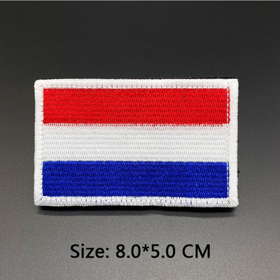 Šalies vėliavos pleistras išsiuvinėtas dvipusis Rusija Ispanija Turkija Prancūzija ES Nyderlandai Taktiniai kariniai pleistrai Armija