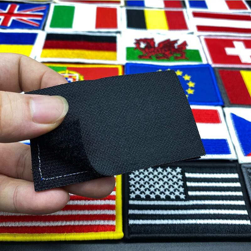 Šalies vėliavos pleistras išsiuvinėtas dvipusis Rusija Ispanija Turkija Prancūzija ES Nyderlandai Taktiniai kariniai pleistrai Armija