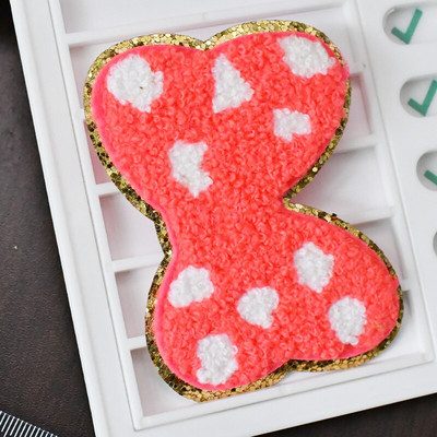 2 kom/pak Šenilska krpa za vez Pegla na odjeći Naljepnica za traperice Torba Šivanje Dekoracije Ručnik Značka