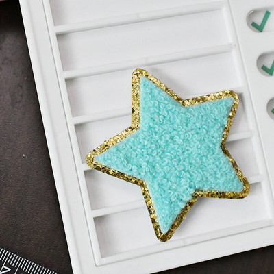 2 kom/pak Šenilska krpa za vez Pegla na odjeći Naljepnica za traperice Torba Šivanje Dekoracije Ručnik Značka