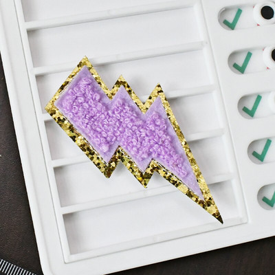 2 kom/pak Šenilska krpa za vez Pegla na odjeći Naljepnica za traperice Torba Šivanje Dekoracije Ručnik Značka