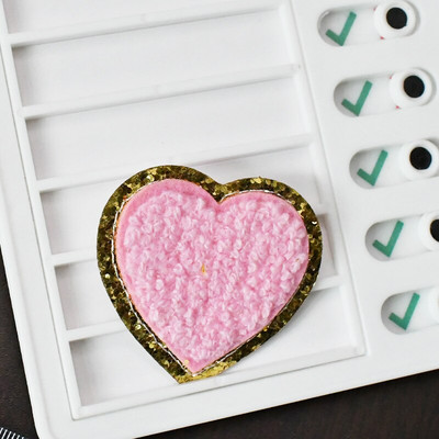 2 kom/pak Šenilska krpa za vez Pegla na odjeći Naljepnica za traperice Torba Šivanje Dekoracije Ručnik Značka