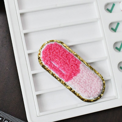 2 kom/pak Šenilska krpa za vez Pegla na odjeći Naljepnica za traperice Torba Šivanje Dekoracije Ručnik Značka