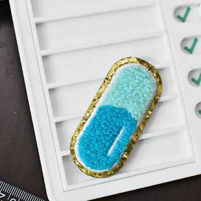 2 kom/pak Šenilska krpa za vez Pegla na odjeći Naljepnica za traperice Torba Šivanje Dekoracije Ručnik Značka