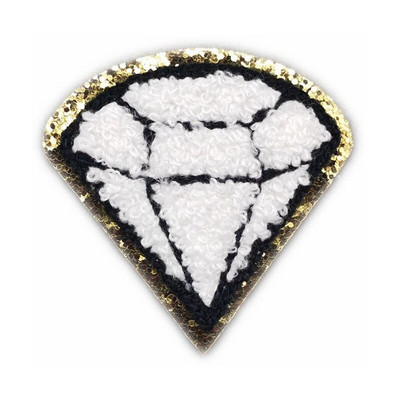 2 kom/pak Šenilska krpa za vez Pegla na odjeći Naljepnica za traperice Torba Šivanje Dekoracije Ručnik Značka