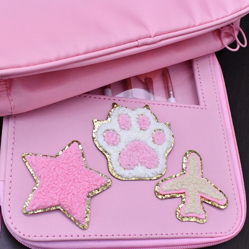 2 kom/pak Šenilska krpa za vez Pegla na odjeći Naljepnica za traperice Torba Šivanje Dekoracije Ručnik Značka