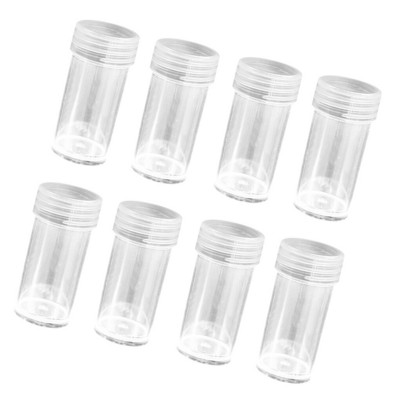 Μπουκάλια αποθήκευσης Rhinestone Στρογγυλά Πλαστικά Δοχεία κοσμημάτων Άδεια Nail Art Bead Organizers Κουτιά 24τμχ με θήκη