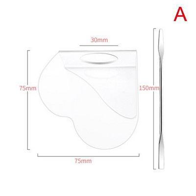 Akrilo skaidrus makiažo kremo pagrindas akių šešėlių paletės dažų nagų dailė manikiūro lakas gelis „pasidaryk pats“ maišymo vandens spalvos įrankis