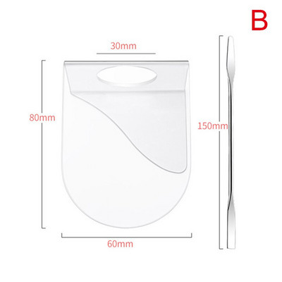 Akrilo skaidrus makiažo kremo pagrindas akių šešėlių paletės dažų nagų dailė manikiūro lakas gelis „pasidaryk pats“ maišymo vandens spalvos įrankis