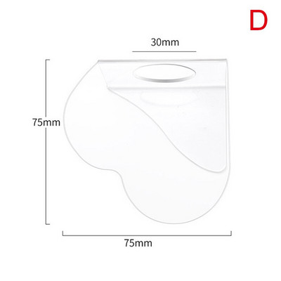 Akrilo skaidrus makiažo kremo pagrindas akių šešėlių paletės dažų nagų dailė manikiūro lakas gelis „pasidaryk pats“ maišymo vandens spalvos įrankis