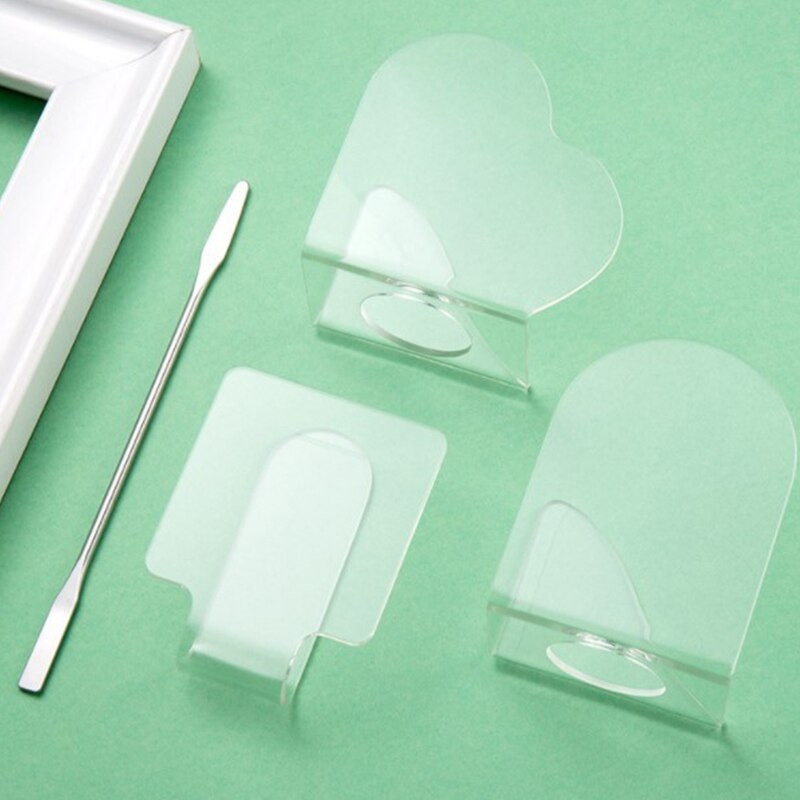 Akrilo skaidrus makiažo kremo pagrindas akių šešėlių paletės dažų nagų dailė manikiūro lakas gelis „pasidaryk pats“ maišymo vandens spalvos įrankis