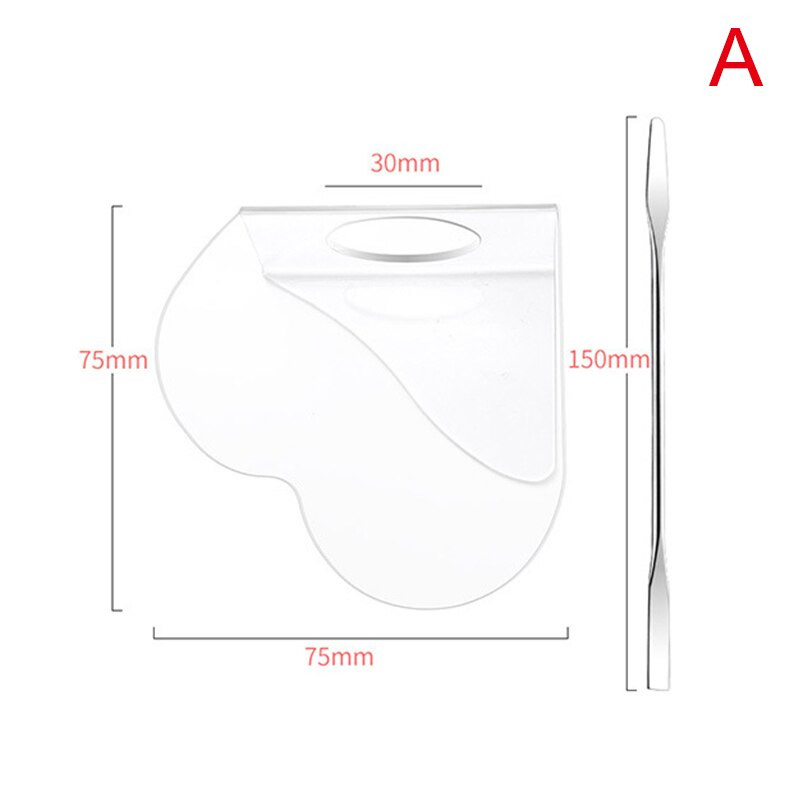 Akrilo skaidrus makiažo kremo pagrindas akių šešėlių paletės dažų nagų dailė manikiūro lakas gelis „pasidaryk pats“ maišymo vandens spalvos įrankis