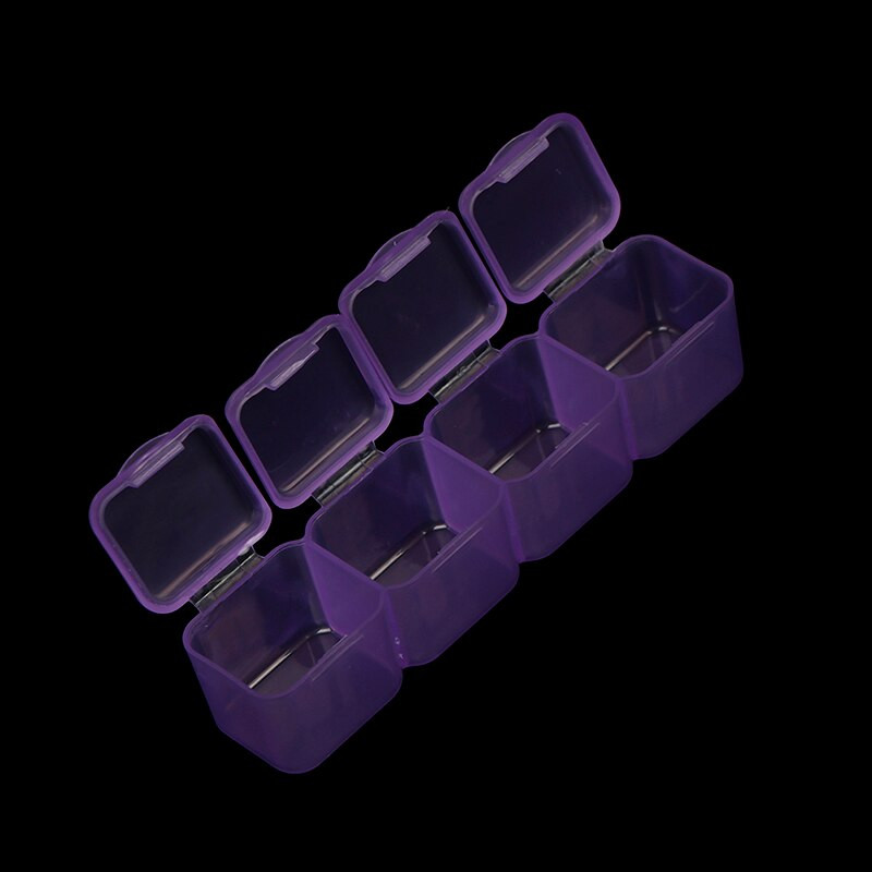 28 αυλακώσεις διαμάντι βαφής διαφανές κουτί αποθήκευσης κέντημα εργαλείο σταυροβελονιάς 1-τεμ