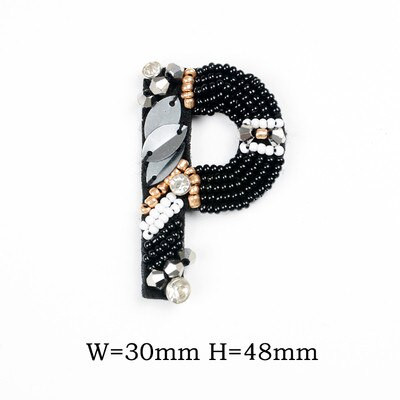 AZ Strass margele alfabet englezesc litere aplice 3D coase pe litere petice pentru îmbrăcăminte insignă pastă pentru haine genți pantofi